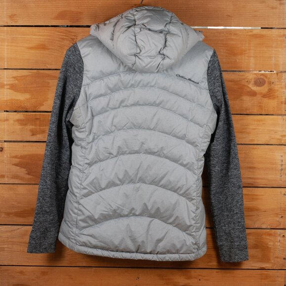 Outdoor Research Plaza Down Hoodie in Alloy - Women's MD - Picture 2 of 12